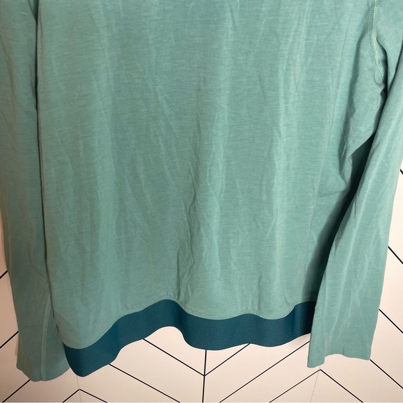 Outdoor Research | Red Rocks 1/4 Zip Hoodie Shirt Teal Size XL - Picture 9 of 11